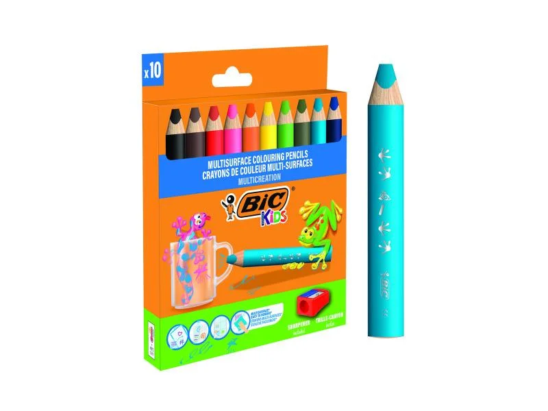 Estojo de Lápis Multi-Superfície Blister 10un. Bic