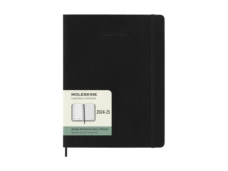 Agenda 18 Meses 2024-2025 Semanal Xl Preto