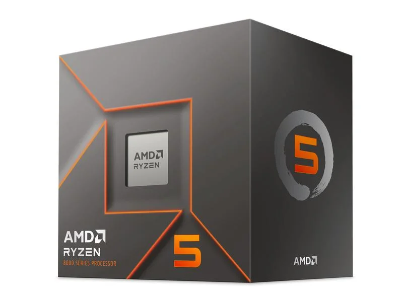 Processador Ryzen 5 8400f "Zen 4" 6-Core 4.2ghz C/ Turbo 4.7ghz 22mb Cache Sktam5 - Amd