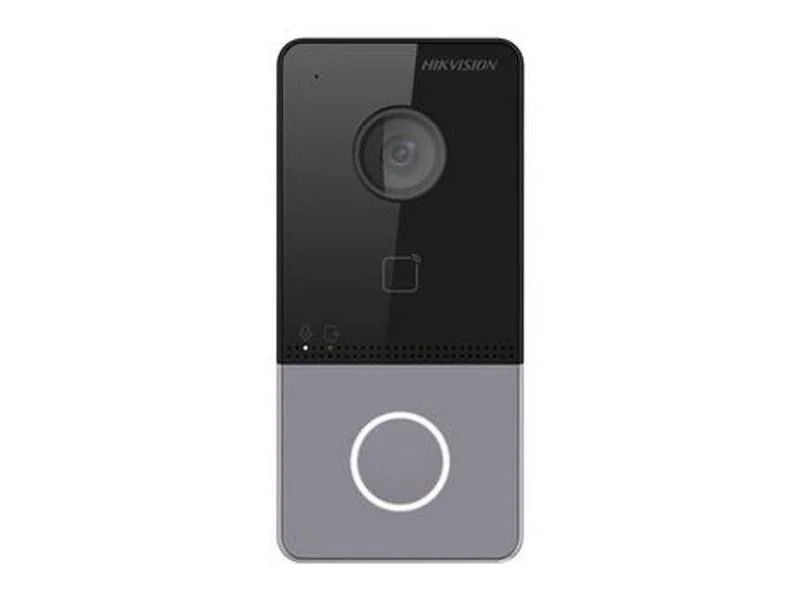 Intercomunicador Vídeo Hikvision Cinzento
