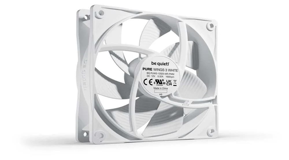 BE QUIET! PURE WINGS 3 120MM PWM WHITE CAIXA DE C.