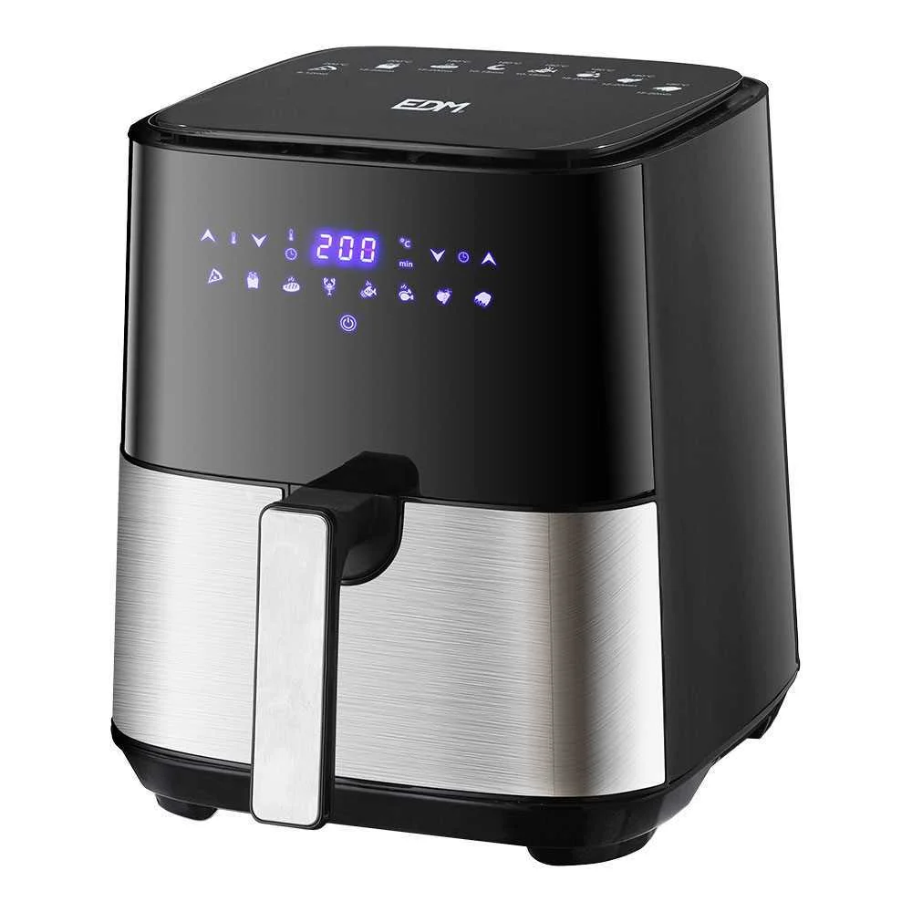 Fritadeira de Ar 5l com Ecrã Tátil LED Edm