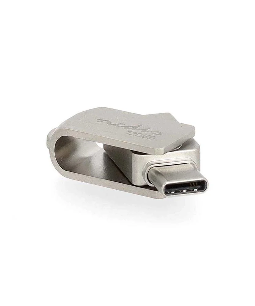 Unidade Flash Nedis 360° Dual Usb-C