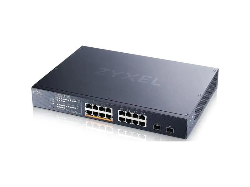 Zyxel Xmg1915-18ep 16-Port 2.5gbe, 2 Sfp+, 8 X Poe++ 802.3bt