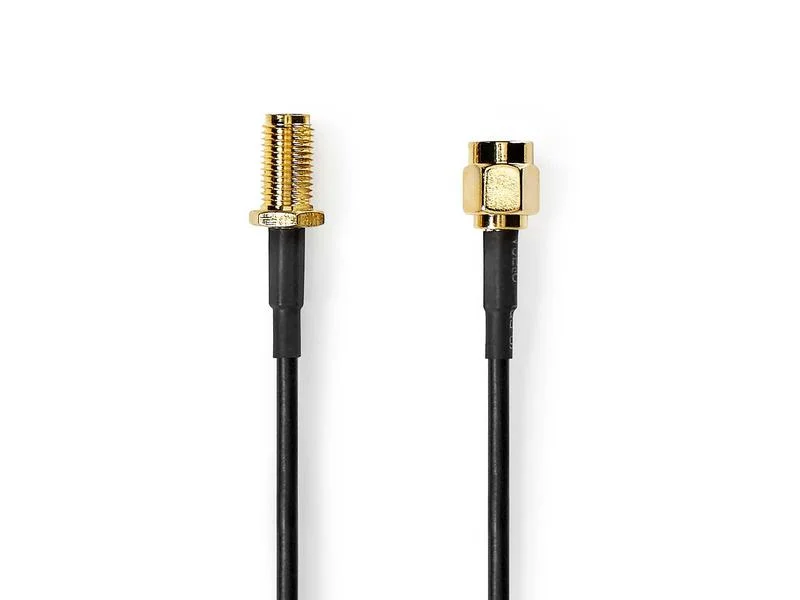 Cabo de Antena Sma Macho Sma Fêmea Banhado a Ouro
