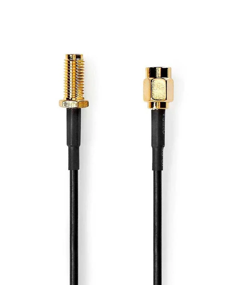 Cabo de Antena Sma Macho Sma Fêmea Banhado a Ouro
