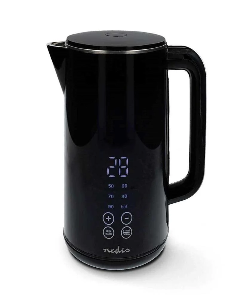 Hervidor Eléctrico  1.7 L  Plástico  Negro  50,60.