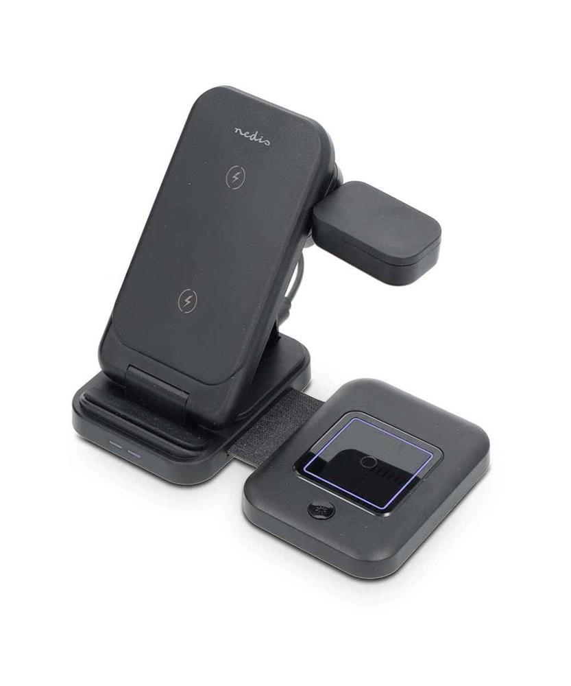 Cargador Inalámbrico | 3 En 1 | 15 W | Indicador de Uso LED | Incluye Cable | Usb-A / Usb-C | 1.00 