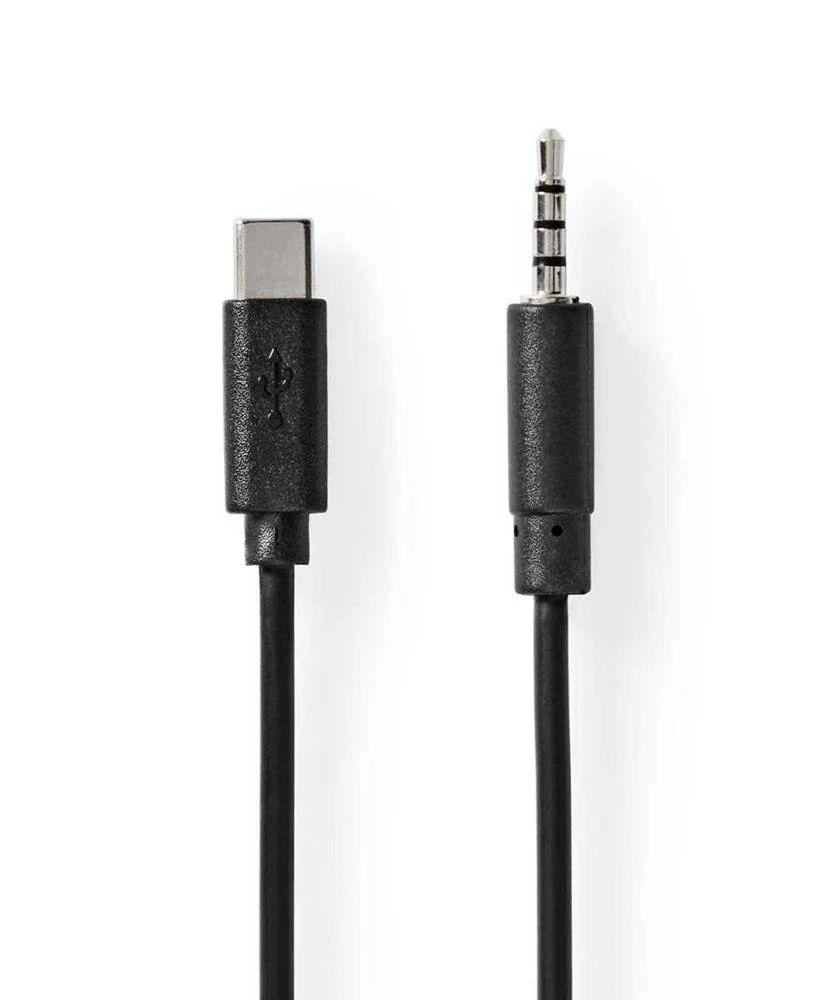 Adaptador Usb-C 2.0 Usb-C Macho 3.5 Mm Macho 1m
