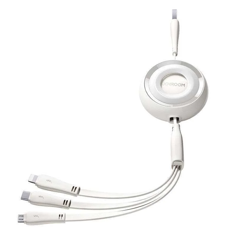 Cabo Joyroom Colorido 3 em 1 Usb para Usb-C