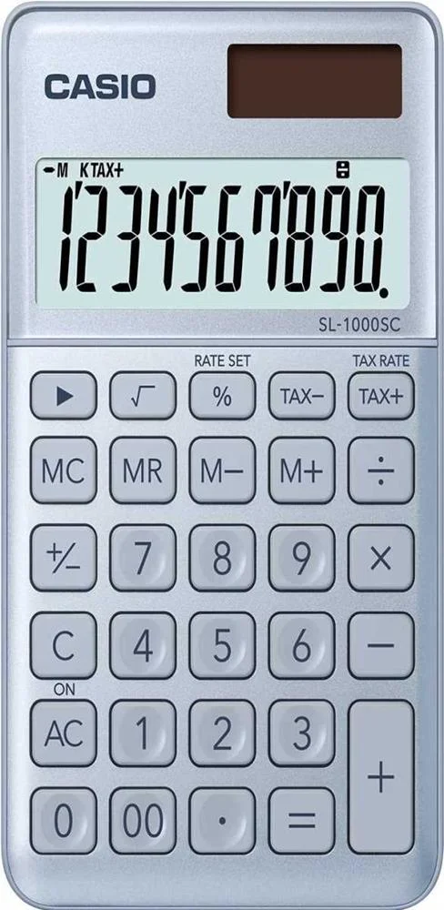 CASIO SL-1000SC-BU CALCULADORA POCKET CALCULADORA.