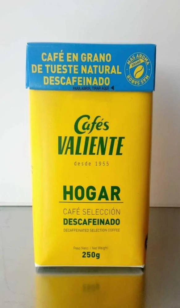 Café em Grão Valiente Hogar Descafeinado 250g