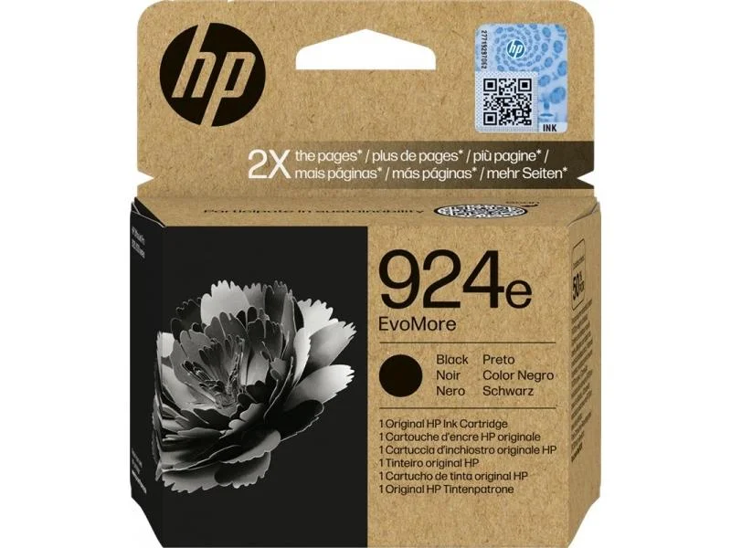 Hp Tinteiro Evomore 924e Original Preto