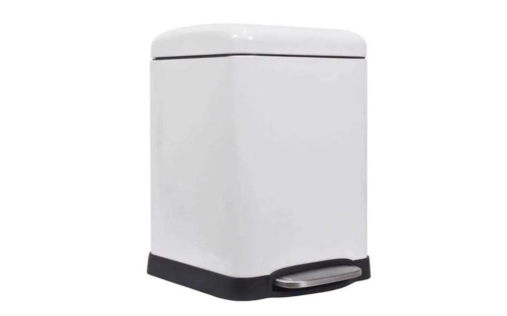 Balde do Lixo Urbano - 20 L - Quadrado - Branco Ma