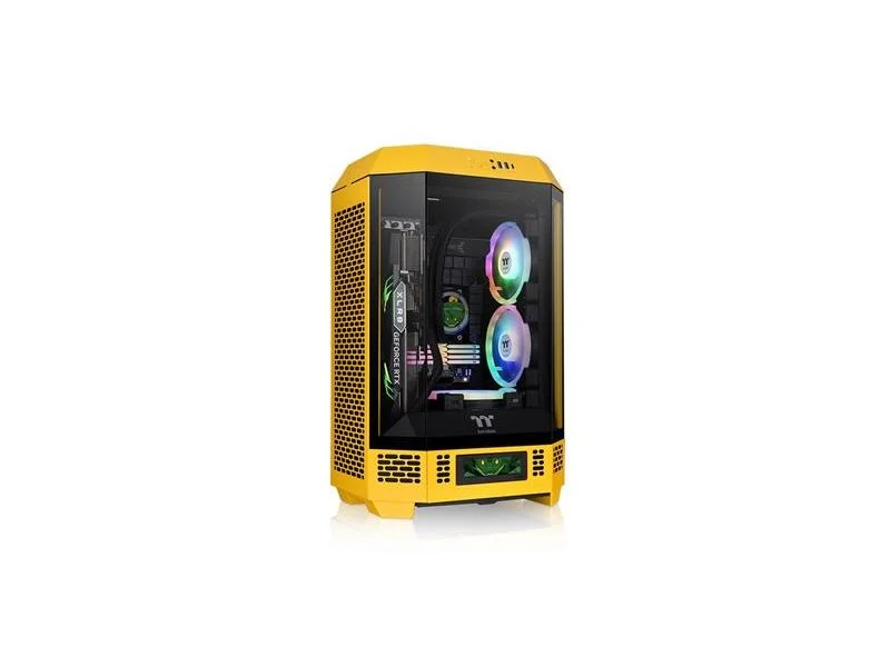 Caja Thermaltake The Tower 300 Bumblebee Mini-Itx.