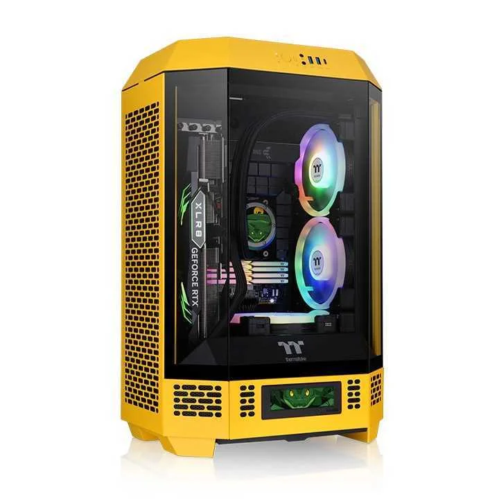 Caja Thermaltake The Tower 300 Bumblebee Mini-Itx.