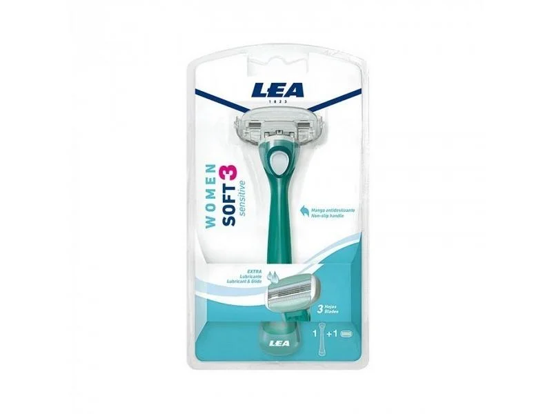 Lea Maquinilla Woman Soft 3 Sensitive 1un