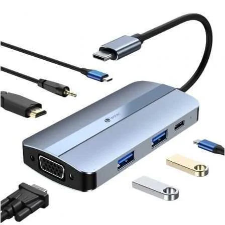 Leotec Leds04 Base & Duplicador de Portas Acoplam.