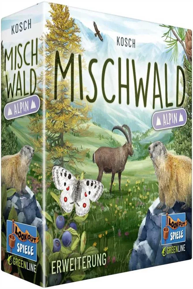 Lookout Games Mischwald Alpin 60 Min Expansões Pa.
