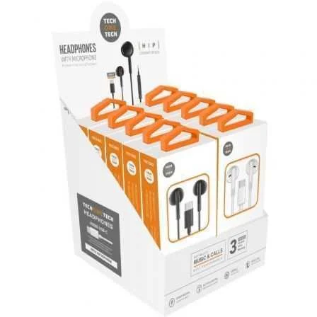 Expositor de Auriculares Tech One Tech Eartech Tec1303/ Con Micrófono/ Usb Tipo-C/ Incluye 5 Auricul