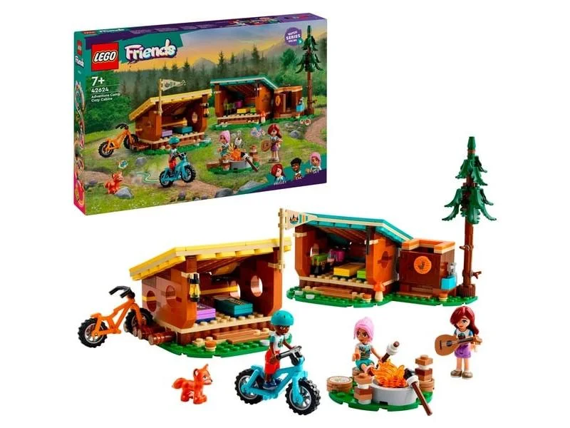Lego Friends Cabanas Aconchegantes No Acampamento