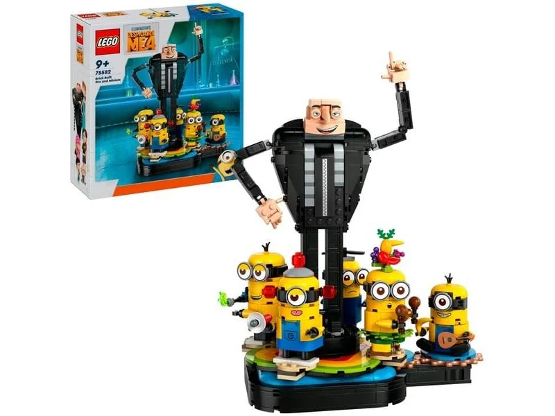 Lego Minions Gru e Os Minions Feitos de Peças