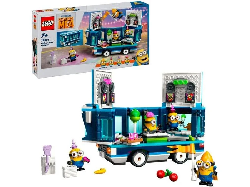 Lego Minions e o Autocarro de Festa (75581)