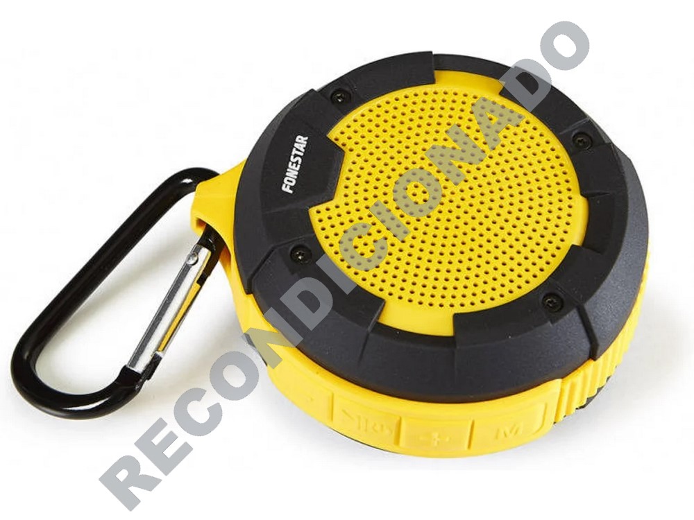 Coluna Bluetooth 5w Amarelo e Preto Recondicionado