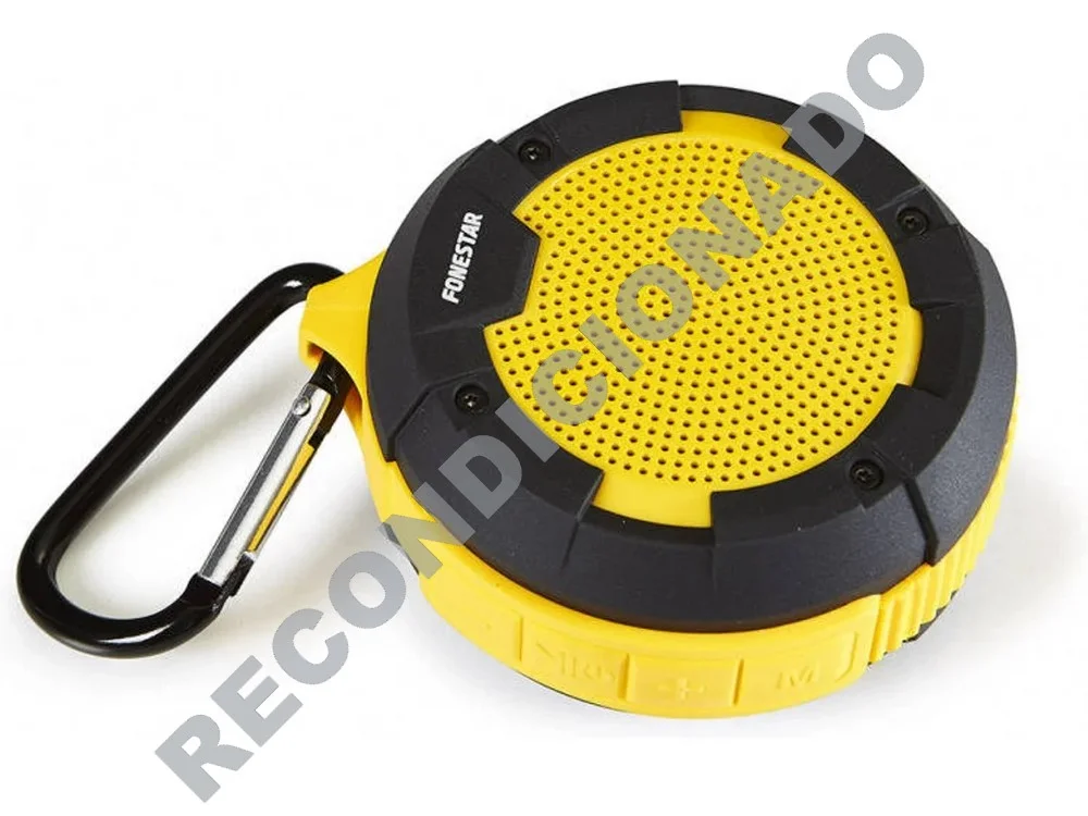Coluna Bluetooth 5w Amarelo e Preto Recondicionado
