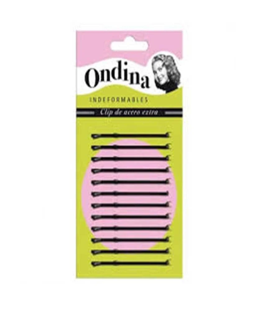 Clips Ondina Largo Preto Eurostil