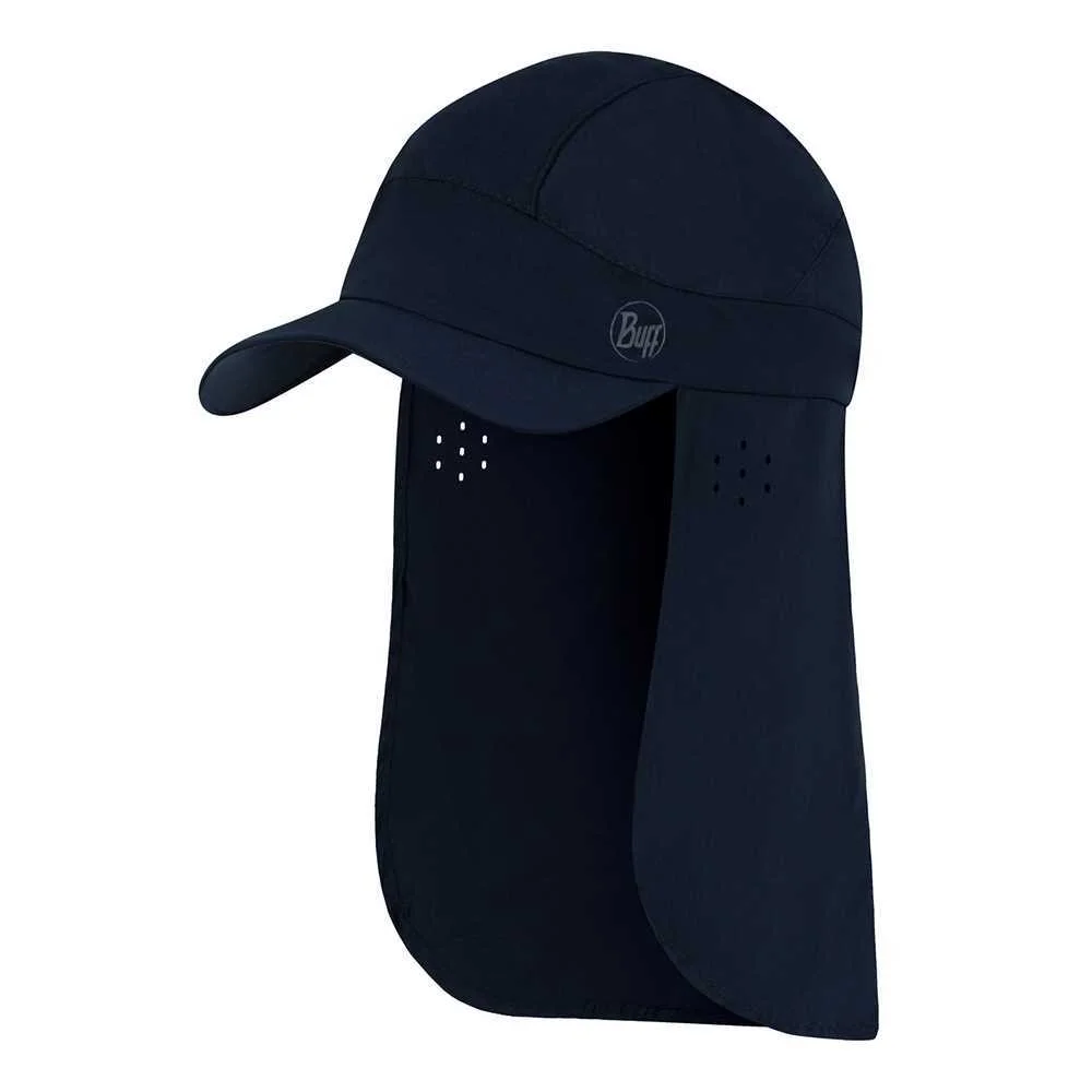 Boné com Proteção para Nuca Pack Bimini Boné Azul.