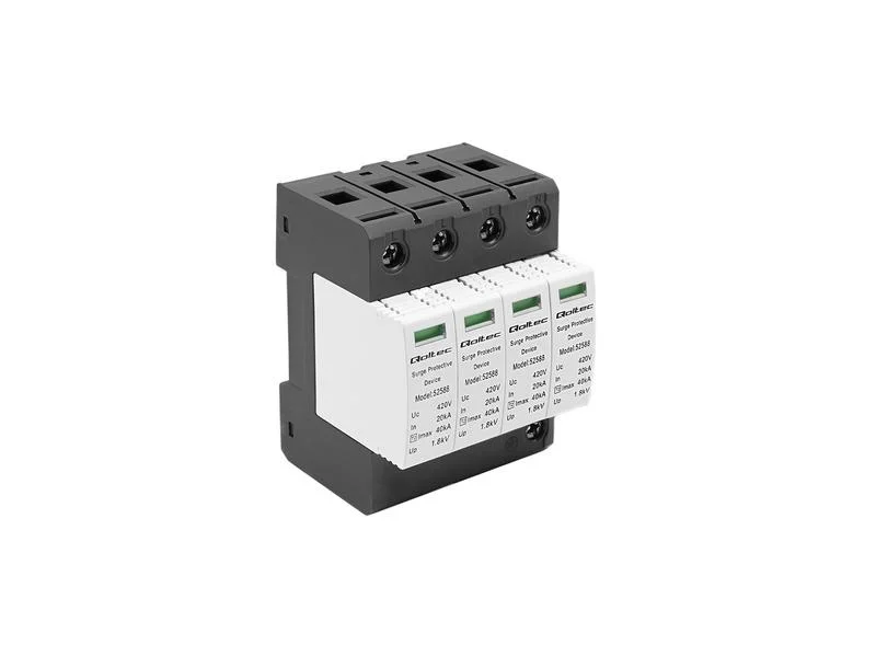 Supressor de Tens&atilde;o Qoltec Ac 4p 420v T2 C