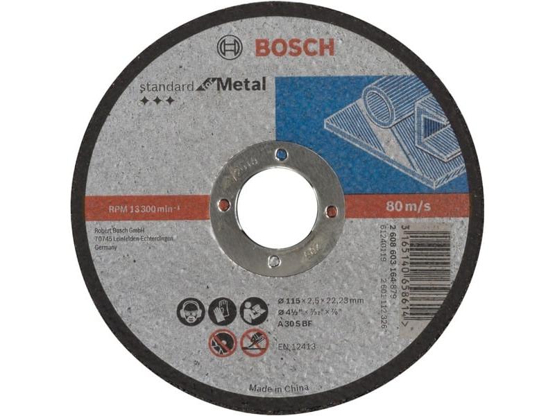 Disco de Corte Standard para Metal, Ø 115 mm
