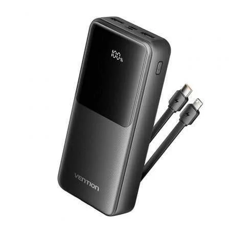 Powerbank 20000mah Vention Preto