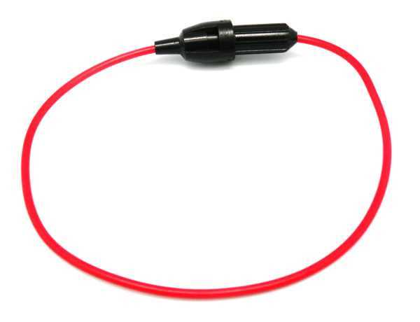 Portafusibles de 5.2x20mm,Con Cable de 30cm