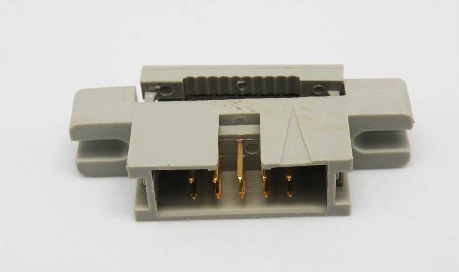 10c Idc Macho para Cabo Plano 2,54mm, com Or