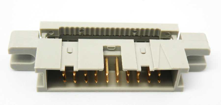 20c Idc Macho para Cabo Plano 2,54mm, com Or