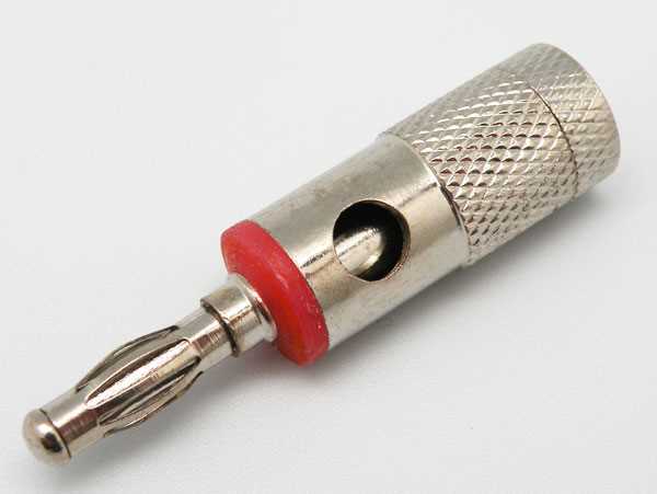 Banana Macho, Niquel, para Cable de 4mm