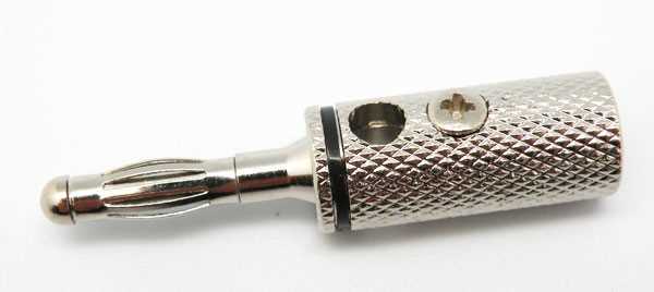 Banana Macho, Niquel, para Cable 6mm