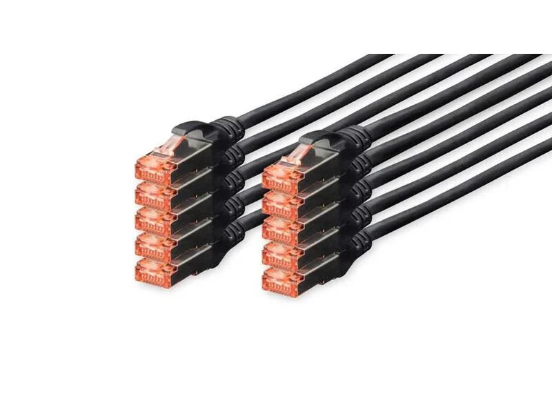 DIGITUS DK-1644-0025-R-10 CABO DE REDE VERMELHO 0.