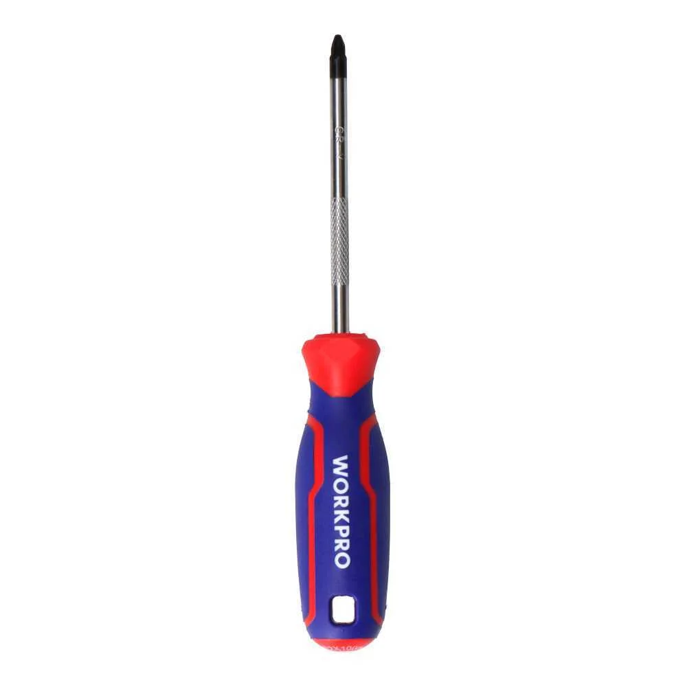 Chave Pozi Cr-V com Cabo Tricolor Pz1x100mm Workpr