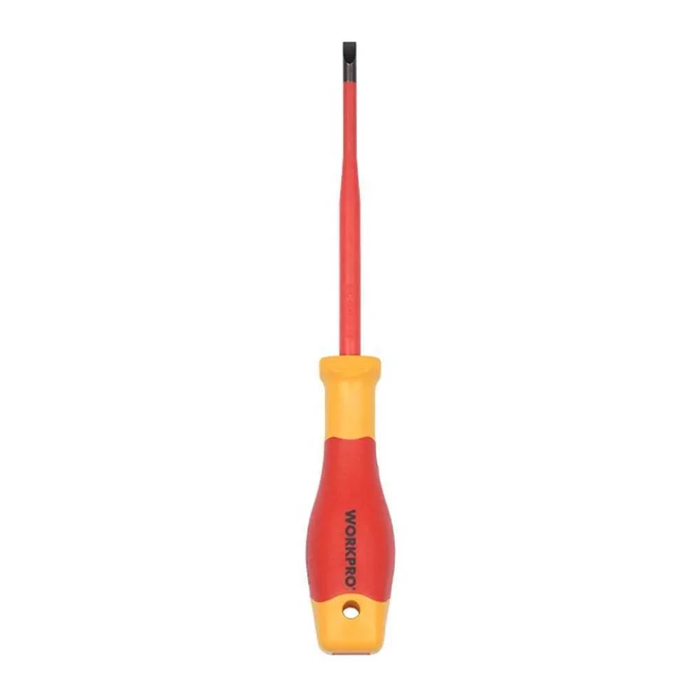 Chave de Fendas Isolada Fina 1,0x5,5x125mm Workpro