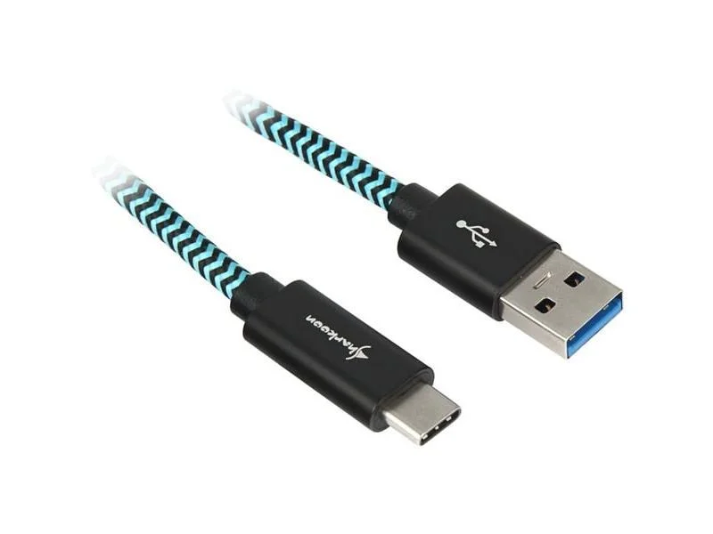 Cabo Usb 3.2 A-C Preto/Azul 1m 4044951027125
