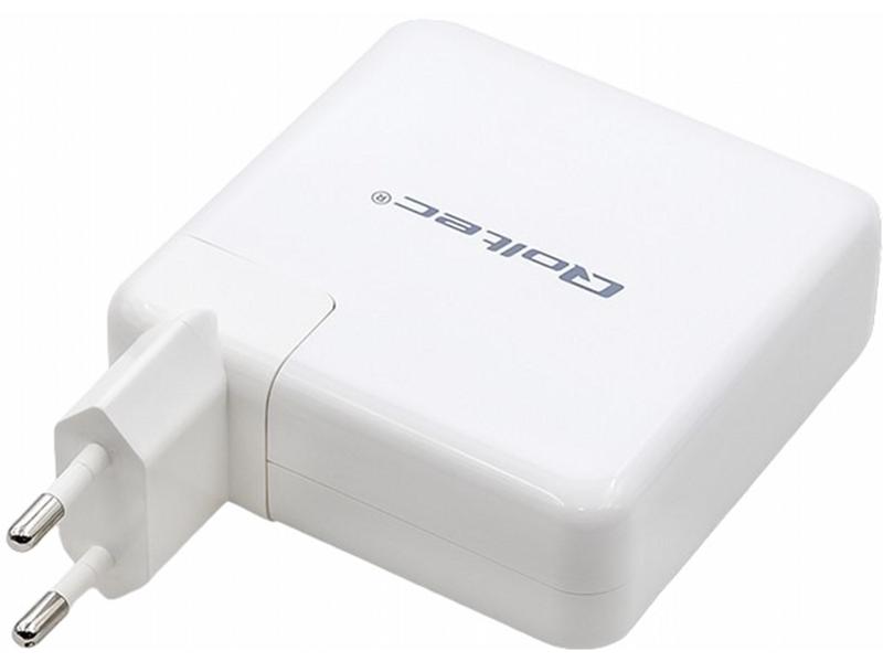 Qoltec 96w Fast Wall Charger | 5-20v | 3- 4.7a | Usb C Pd | White