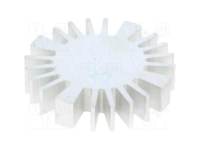 Dissipador de Cal, Led, : 50mm, H: 10mm, 2,3k/W