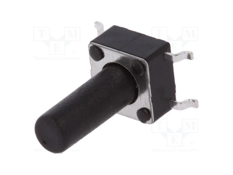 Microinterruptor Tact, Spst-No, Pos: 2, 0,05a/12vdc, Smt, 1,6n