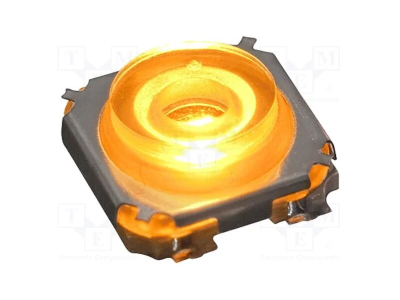 Microinterruptor TACT, SPST-NO, Pos: 2, 0,05A/28V.