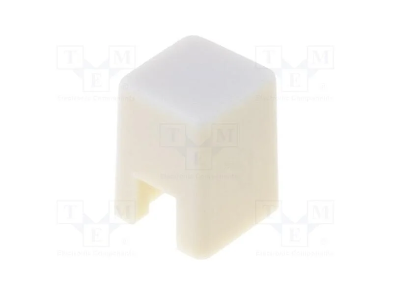 Tecla, apertado, 5,5mm, -25÷70C, quadrada, marfim.