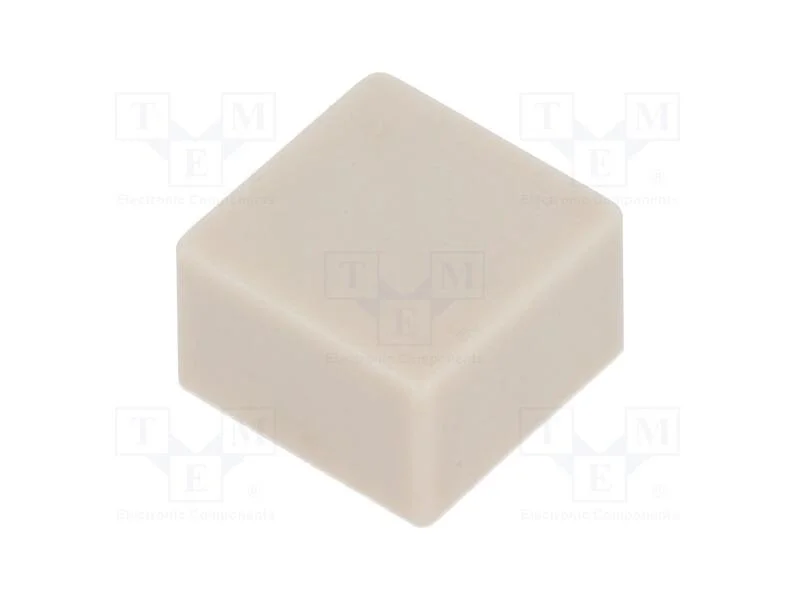 Tecla, apertado, 5,5mm, -25÷70C, quadrada, marfim.