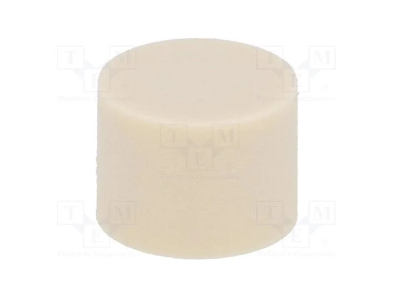 Tecla, apertado, 7mm, -25÷70C, redonda, marfim, 9.